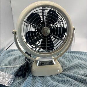 Retro Vornado Cream and Black  Fan